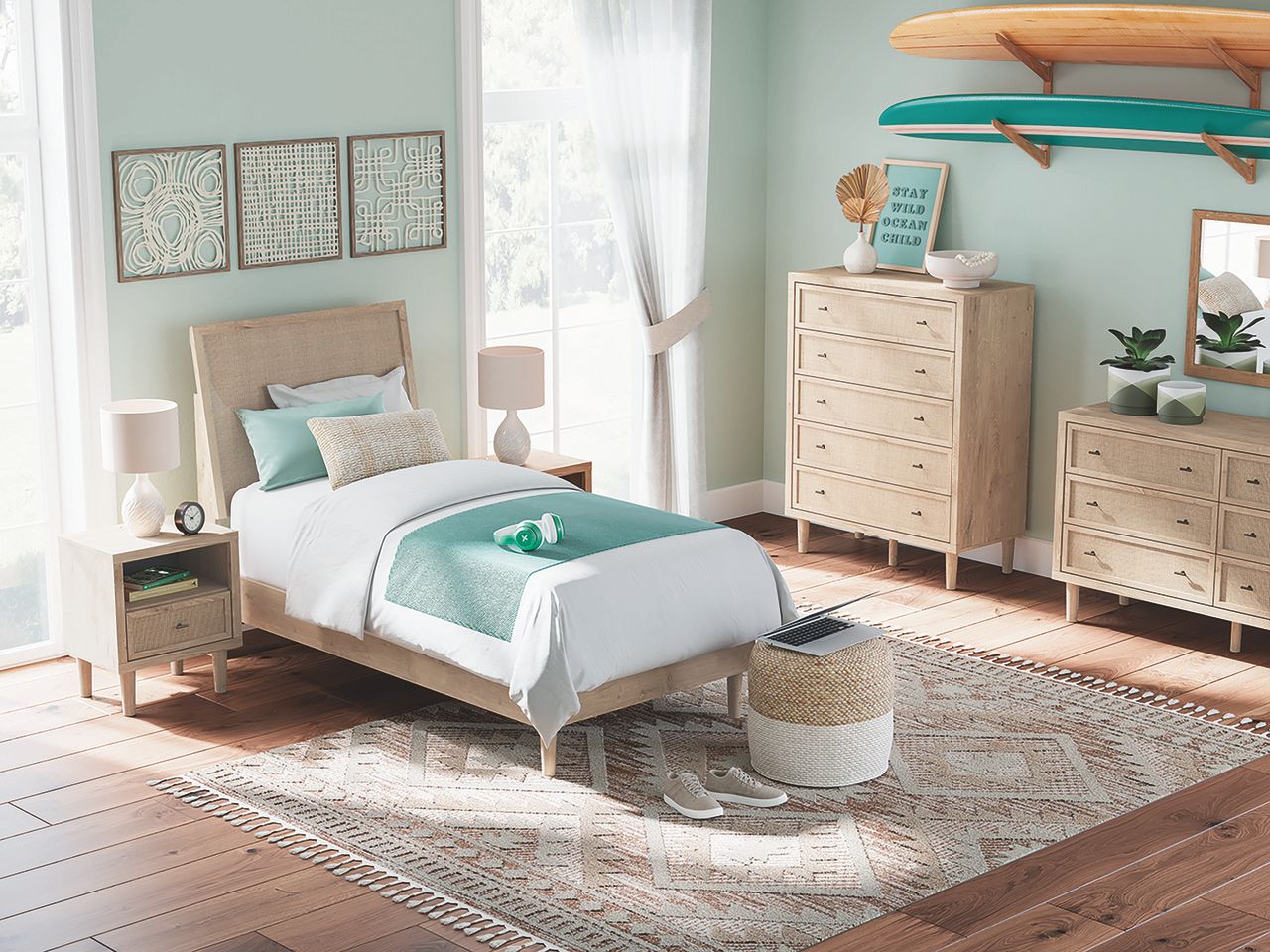Cielden Dresser In Two-tone B1199231
