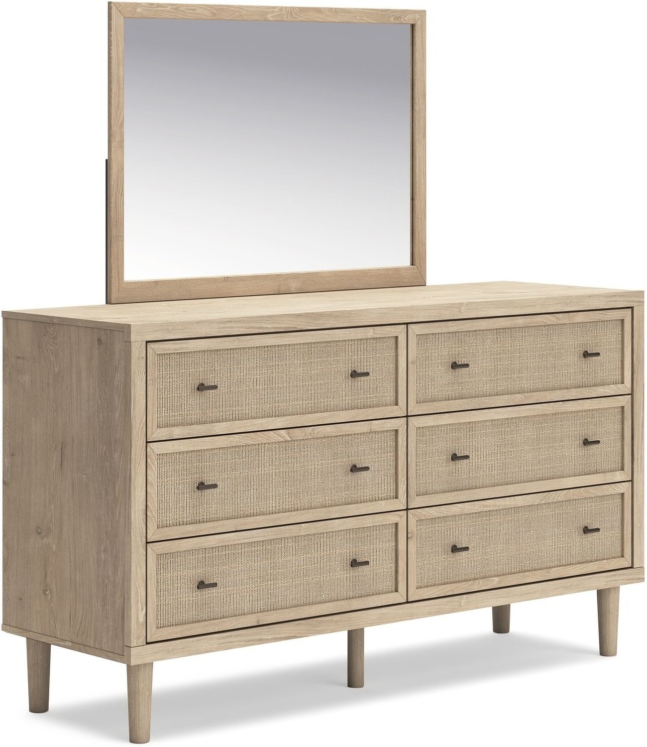 Cielden Bedroom Mirror In Two-tone B119936
