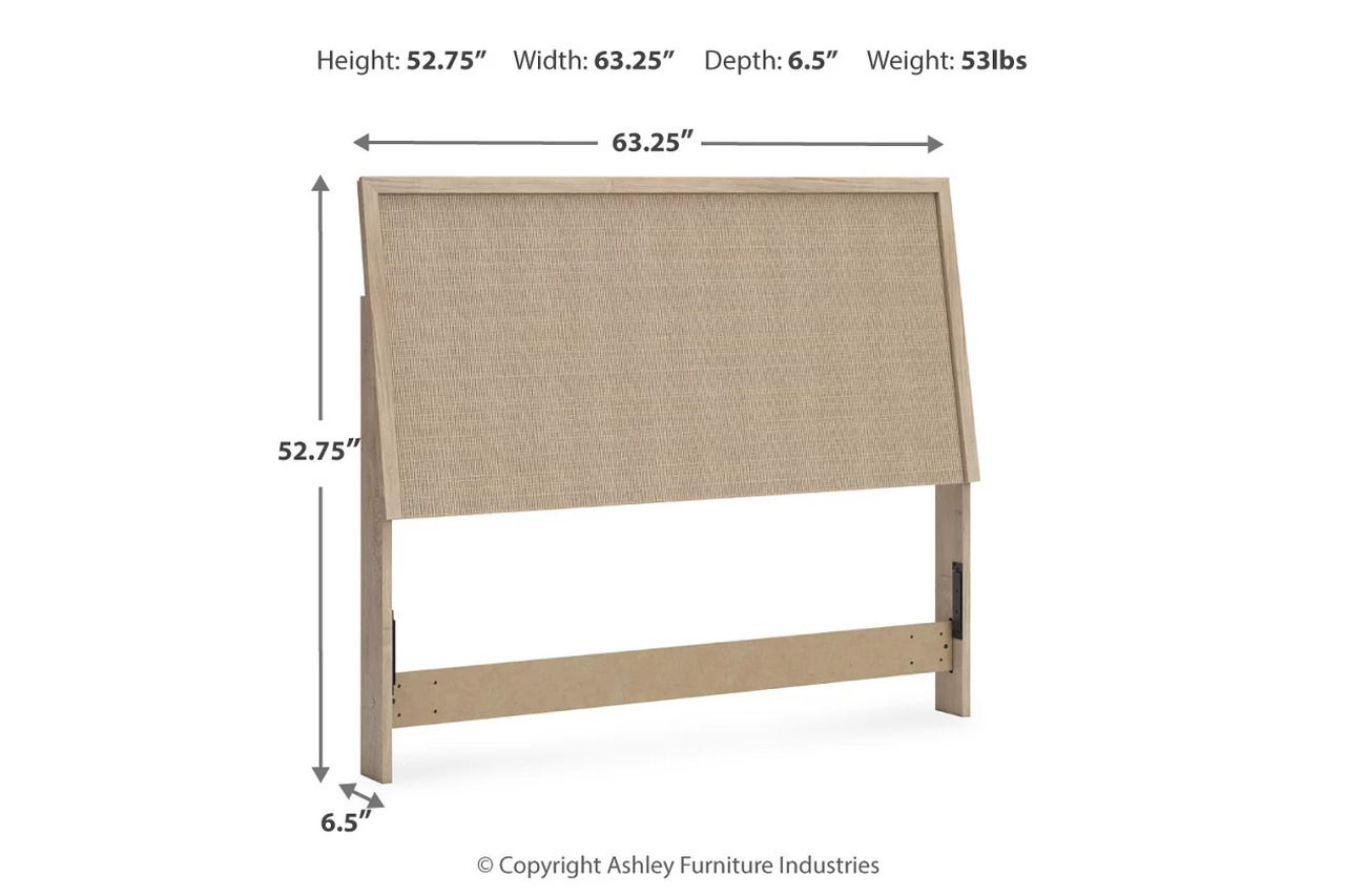 Cielden Queen Panel Headboard In Two-tone B119957