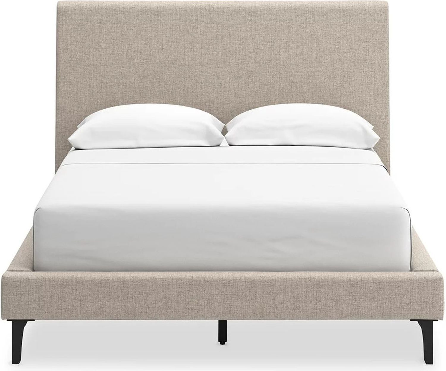 Cielden Full Upholstered Bed with Roll Slats In Gray B119972