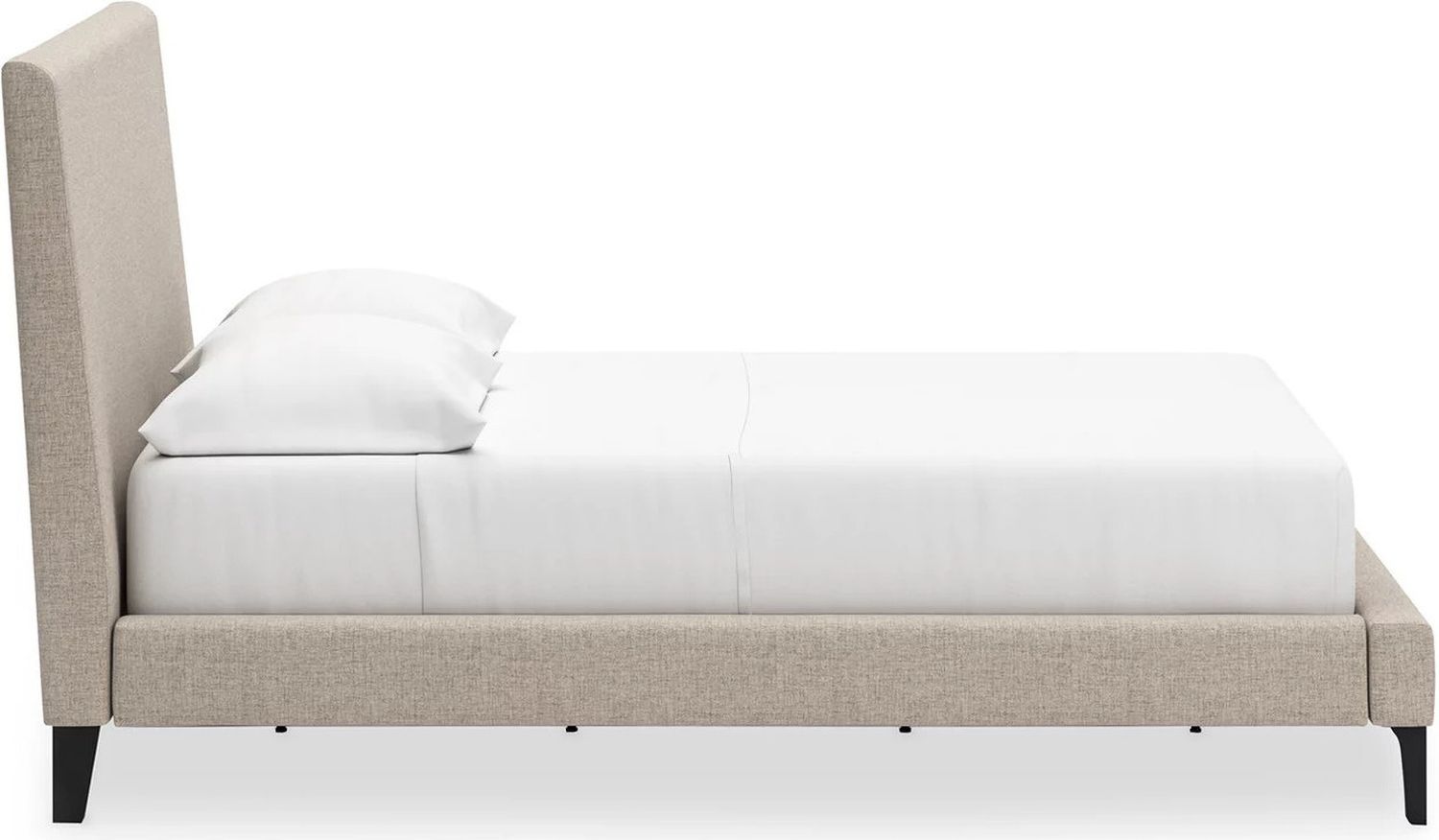 Cielden Full Upholstered Bed with Roll Slats In Gray B119972