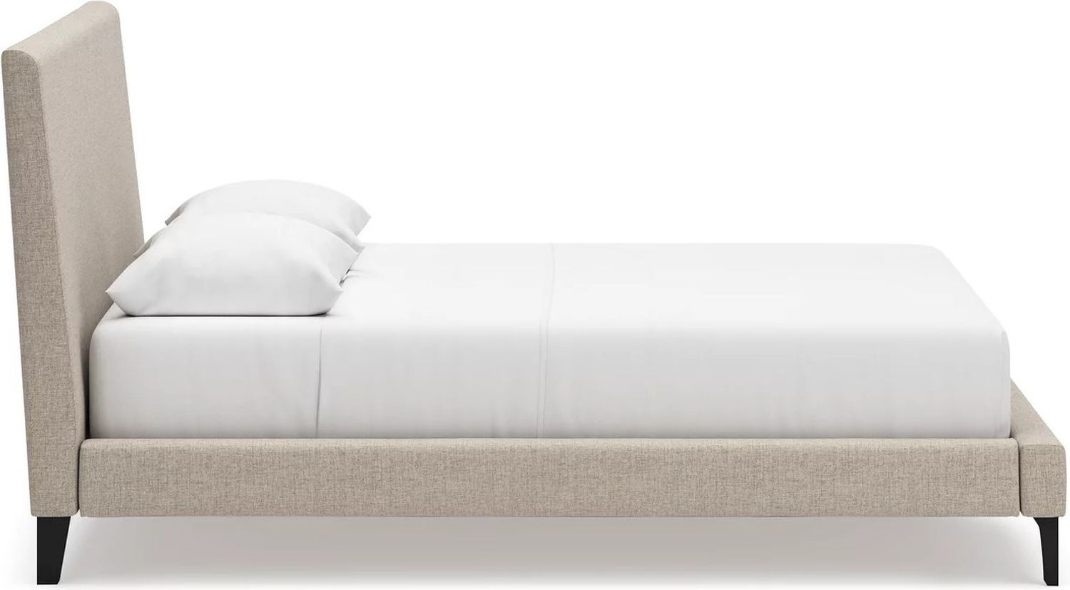 Cielden Queen Upholstered Bed with Roll Slats In Gray B119981