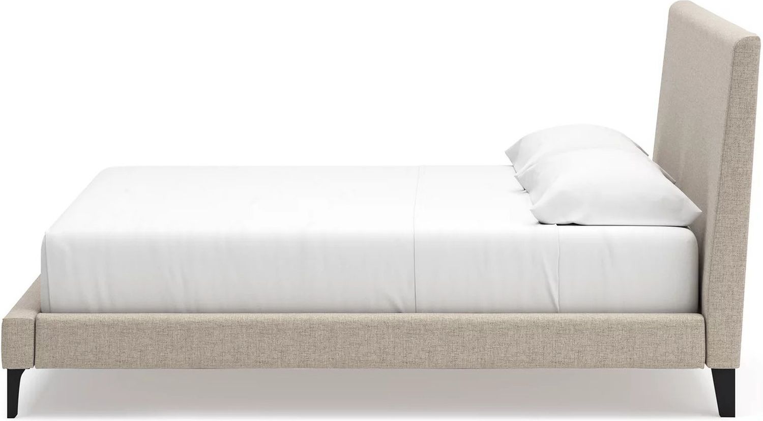 Cielden King Upholstered Bed with Roll Slats In Gray B119982