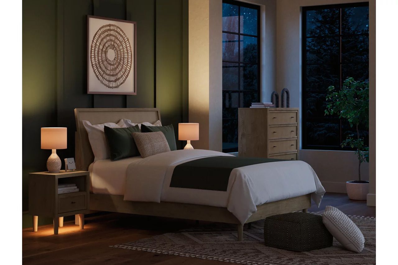 Cielden Nightstand In Two-tone B119991