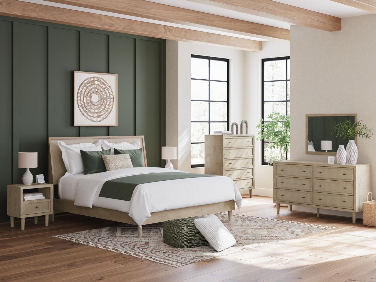 Cielden Nightstand In Two-tone B119991