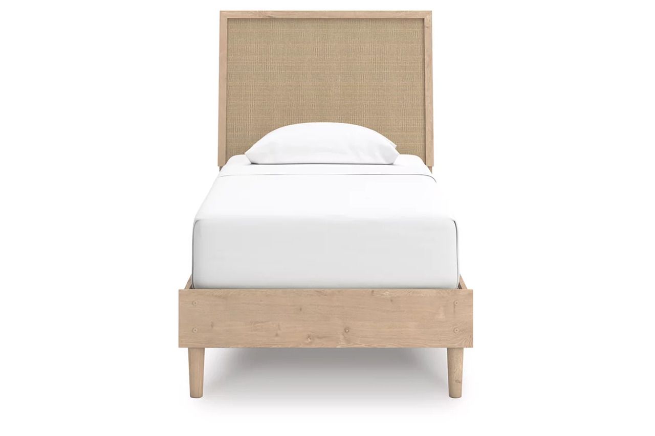 Cielden Twin Panel Bed In Two-tone B1199B18