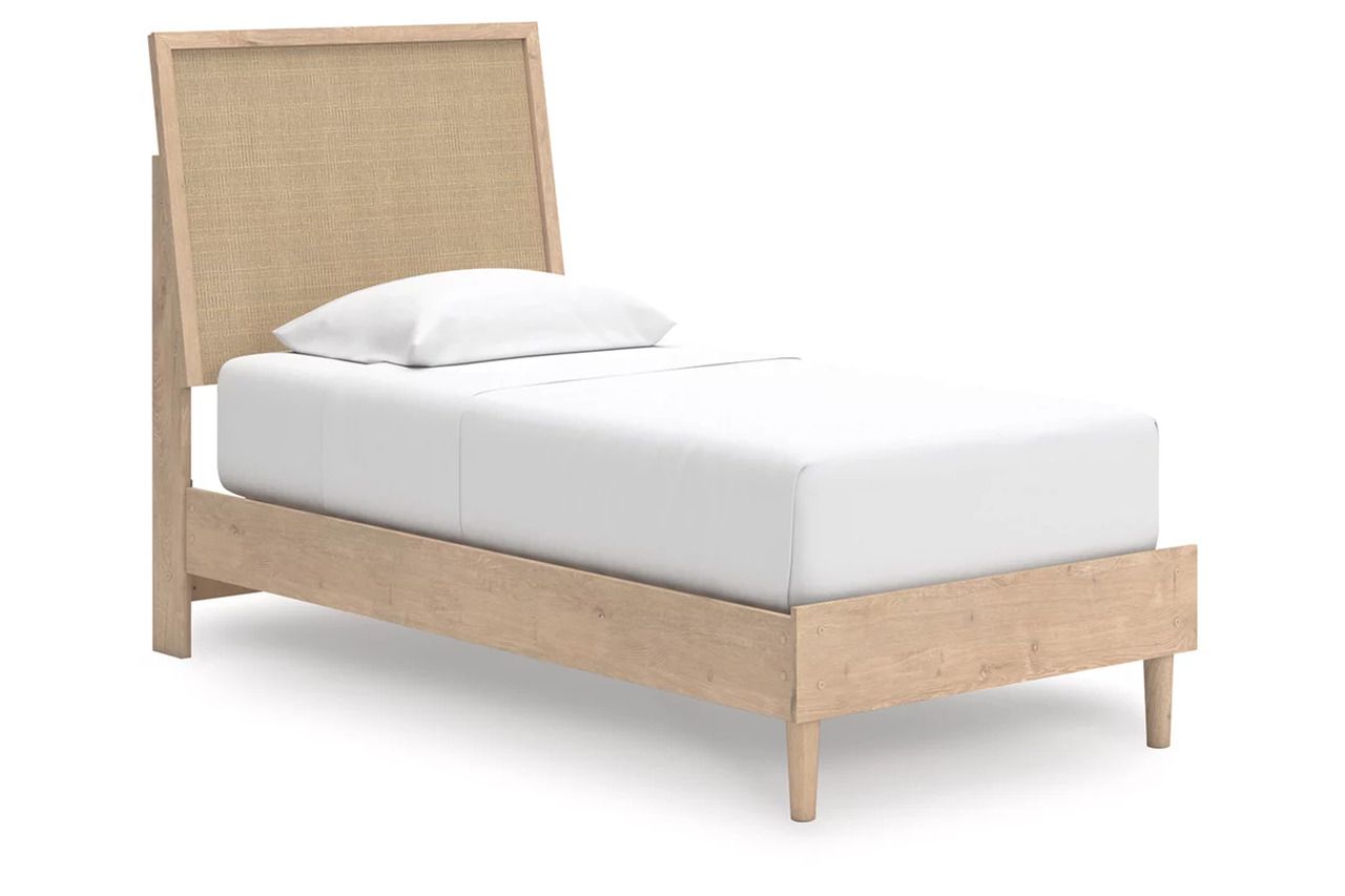 Cielden Twin Panel Bed In Two-tone B1199B18