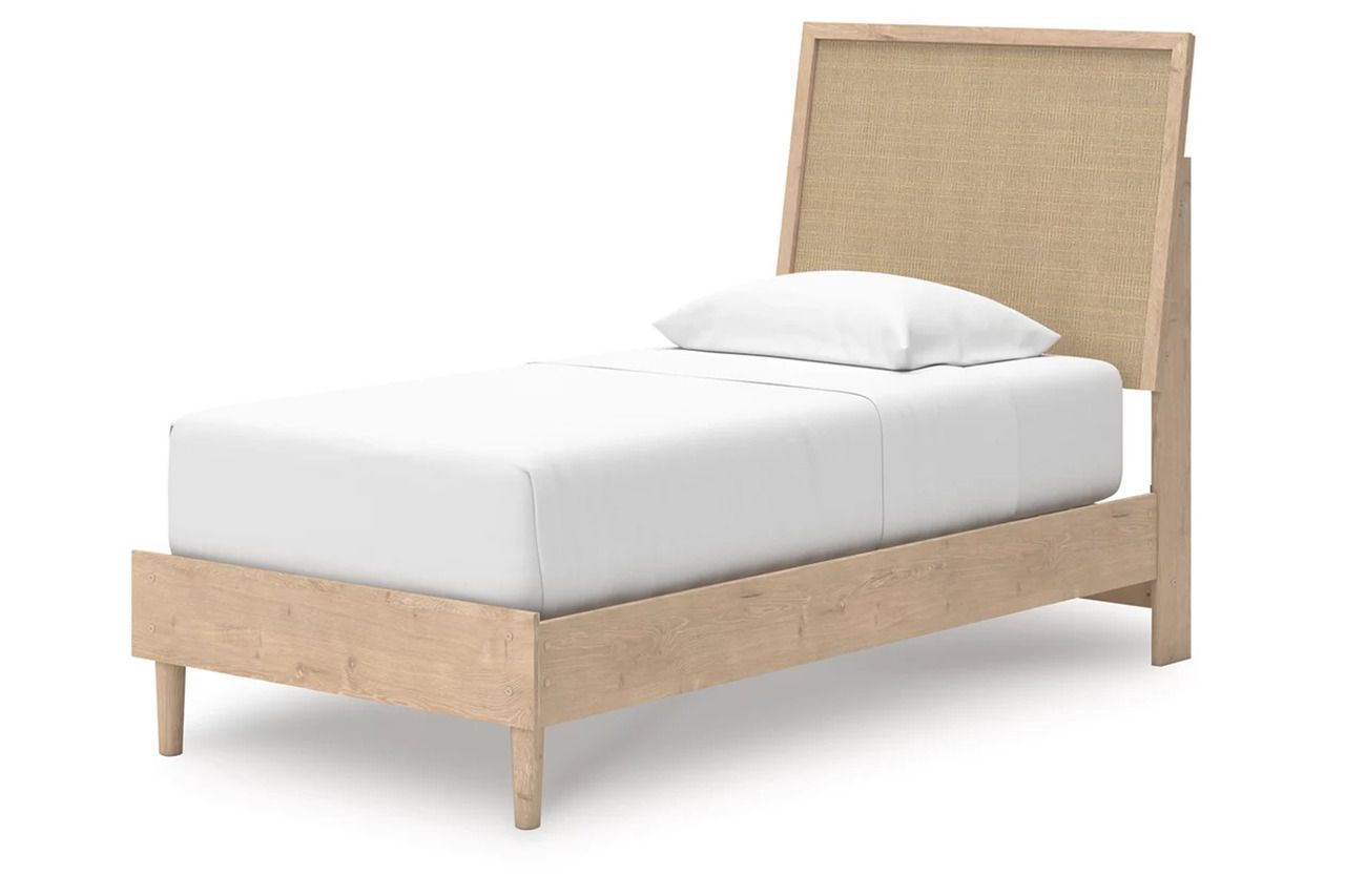 Cielden Twin Panel Bed In Two-tone B1199B18