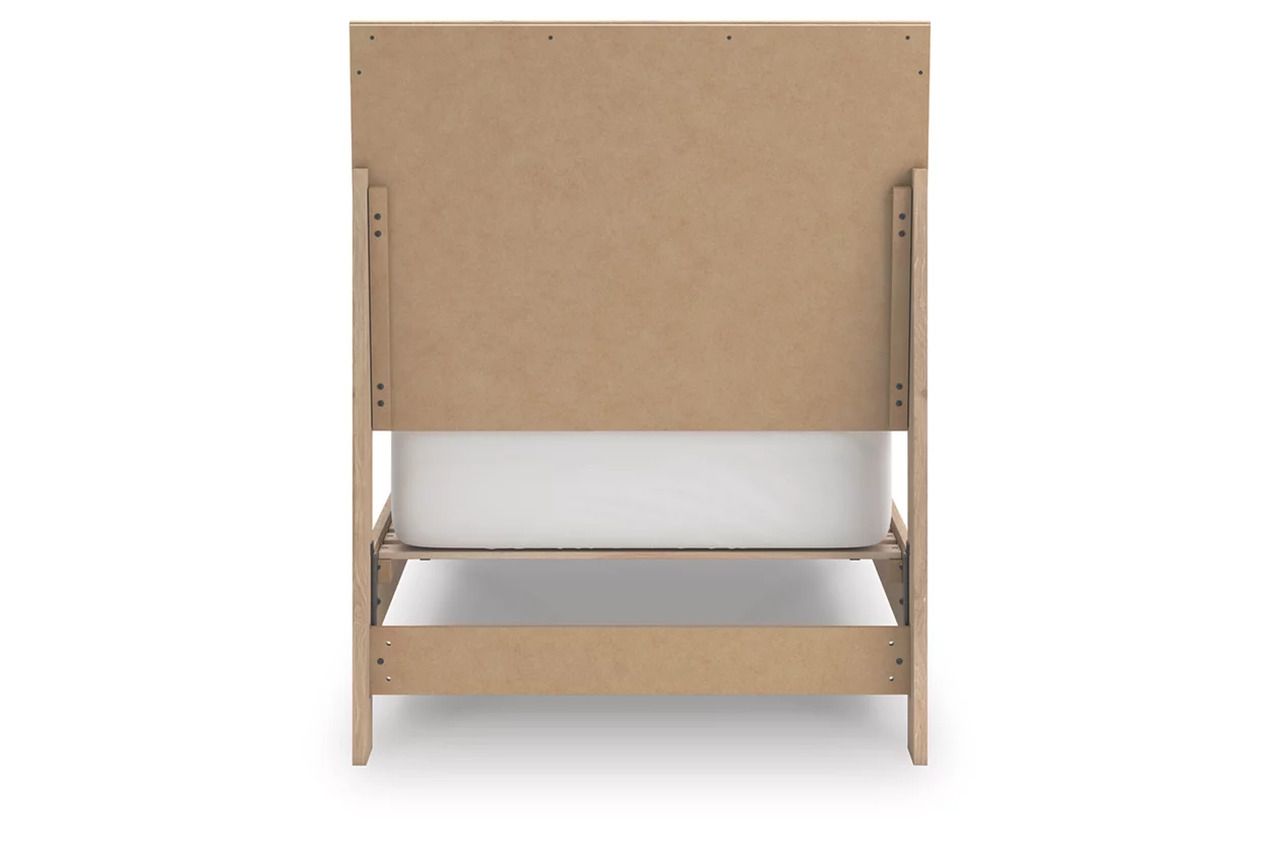 Cielden Twin Panel Bed In Two-tone B1199B18