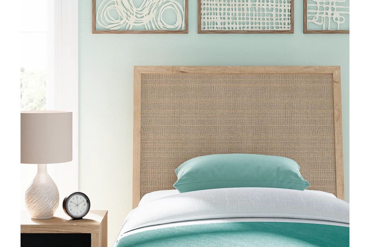 Cielden Twin Panel Bed In Two-tone B1199B18