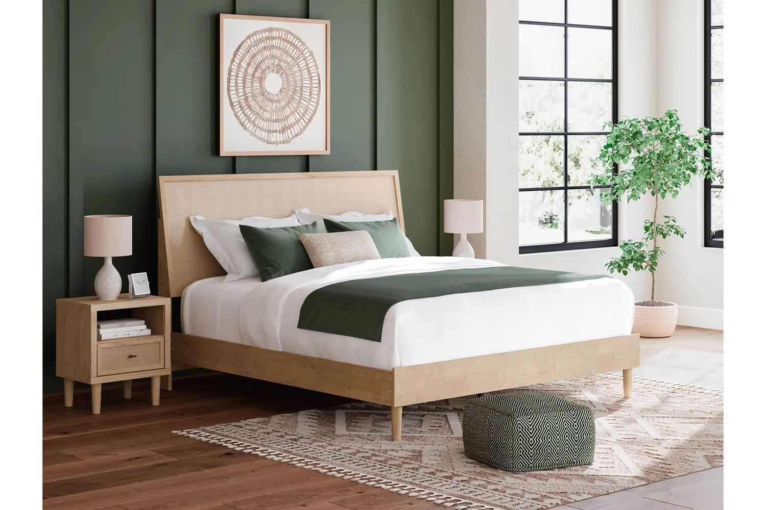 Cielden King Panel Bed In Two-tone B1199B5