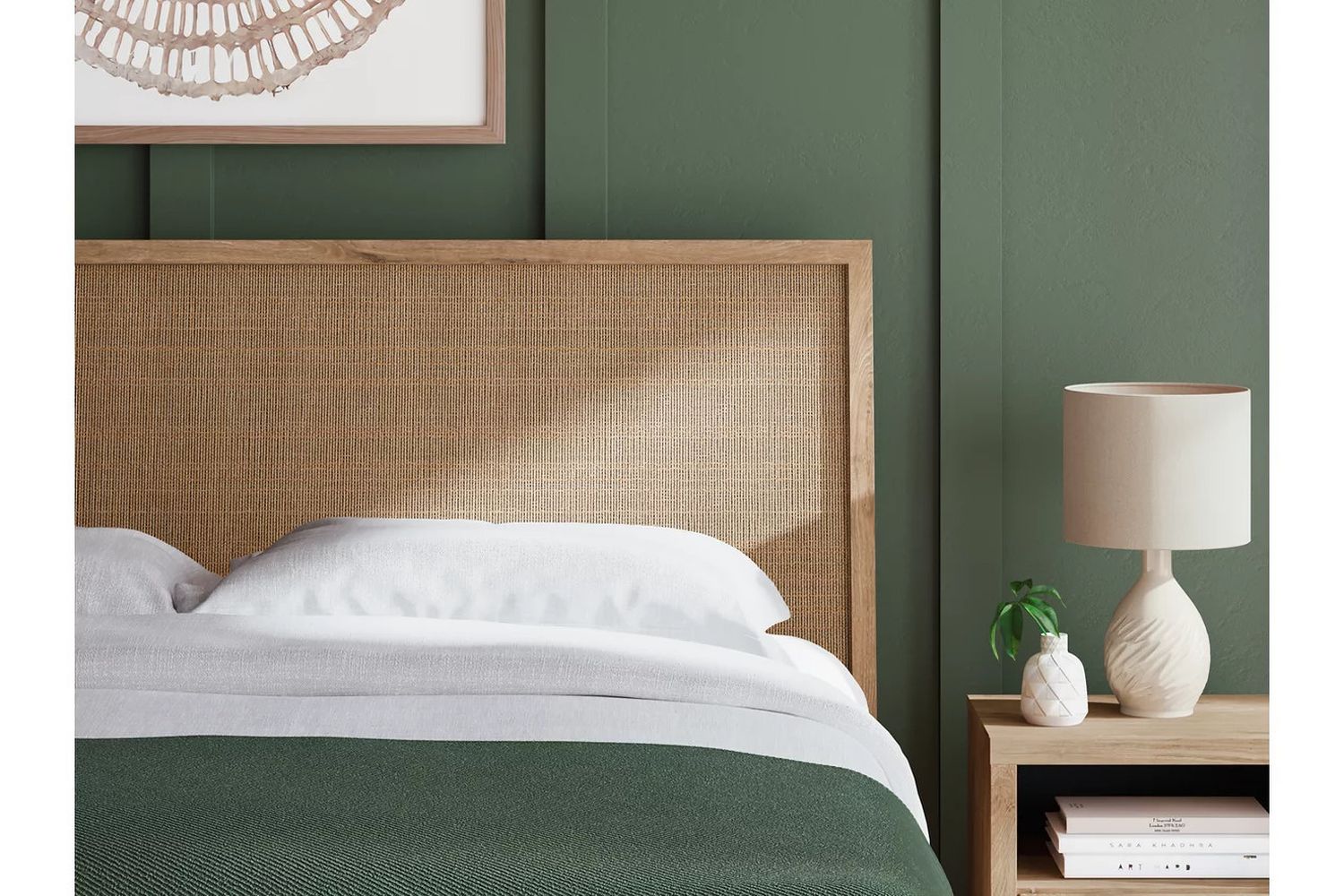 Cielden King Panel Bed In Two-tone B1199B5