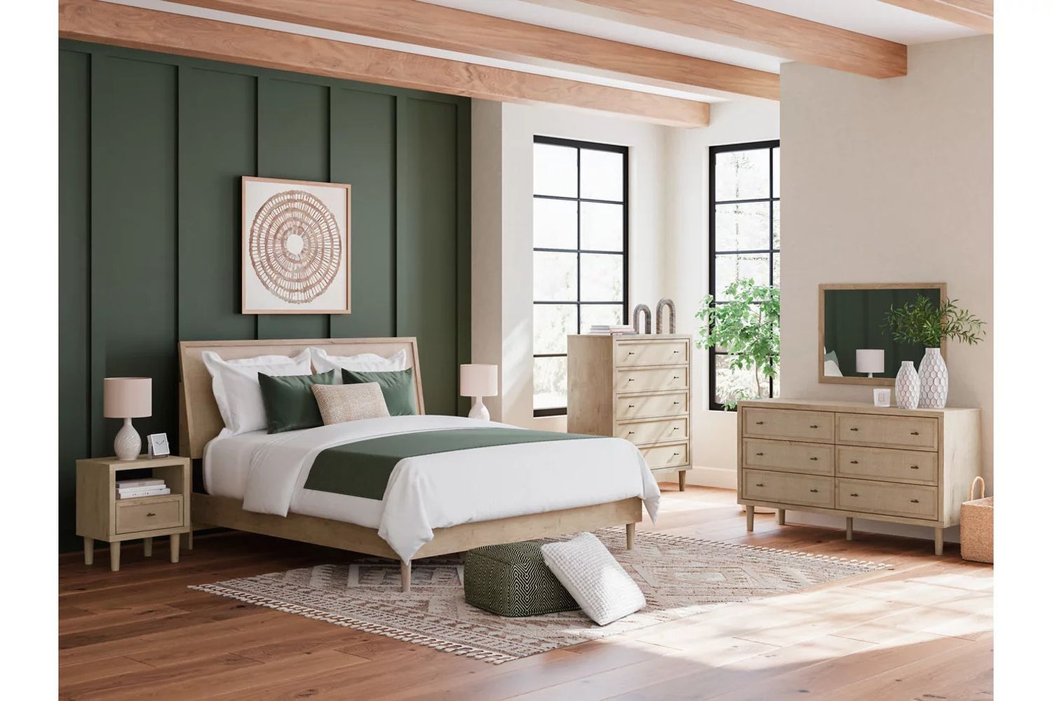 Cielden King Panel Bed In Two-tone B1199B5