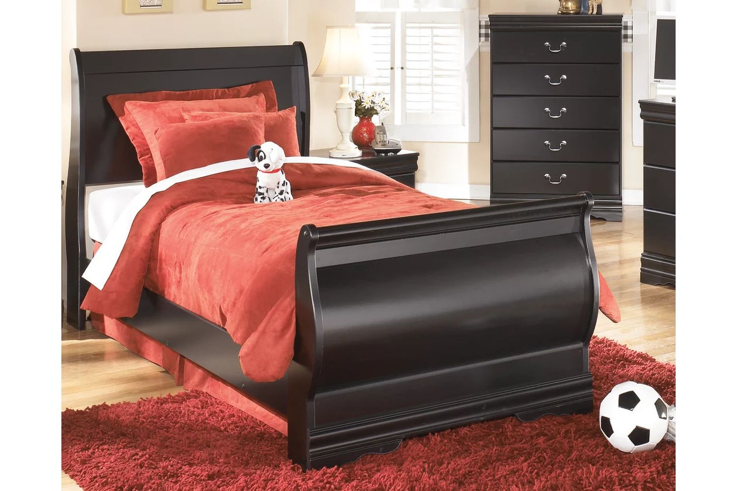 Huey Vineyard Twin Sleigh Bed B128B5