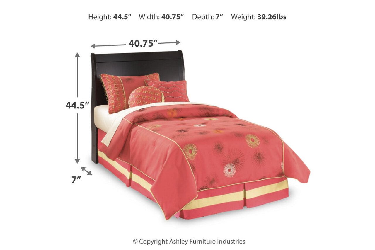 Huey Vineyard Twin Sleigh Bed B128B5
