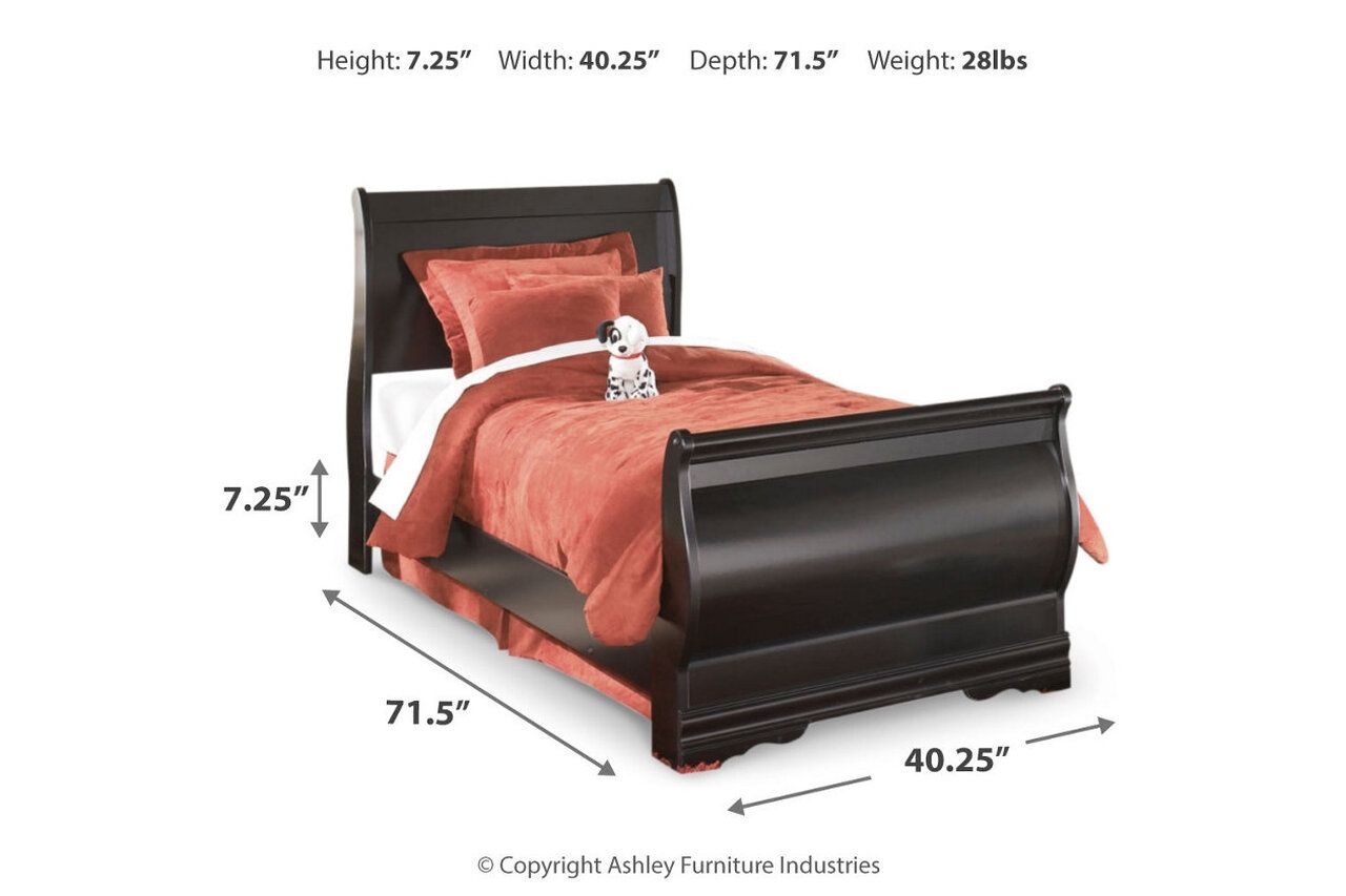 Huey Vineyard Twin Sleigh Bed B128B5