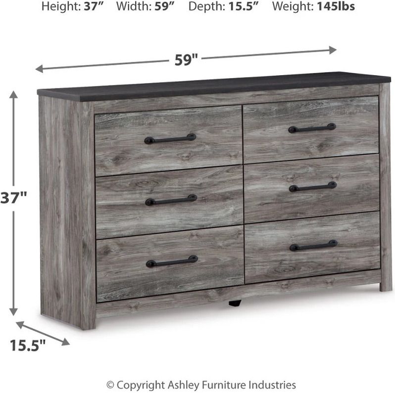 Bronyan Dark Gray Dresser B129031