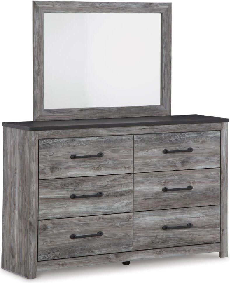 Bronyan Dark Gray Bedroom Mirror B129036