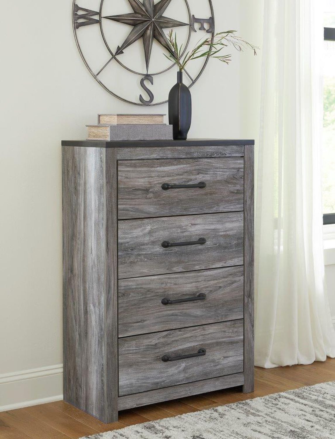 Bronyan Dark Gray Chest Of Drawers B129044