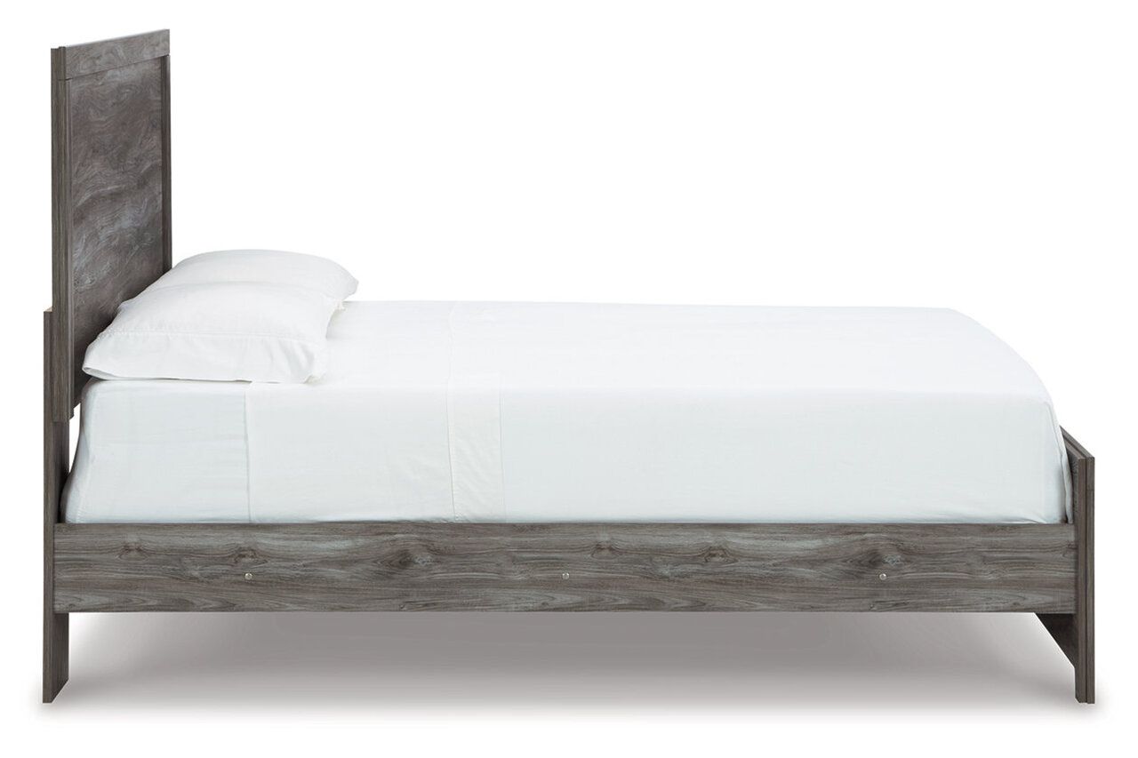 Bronyan Dark Gray Queen Panel Bed B1290B2