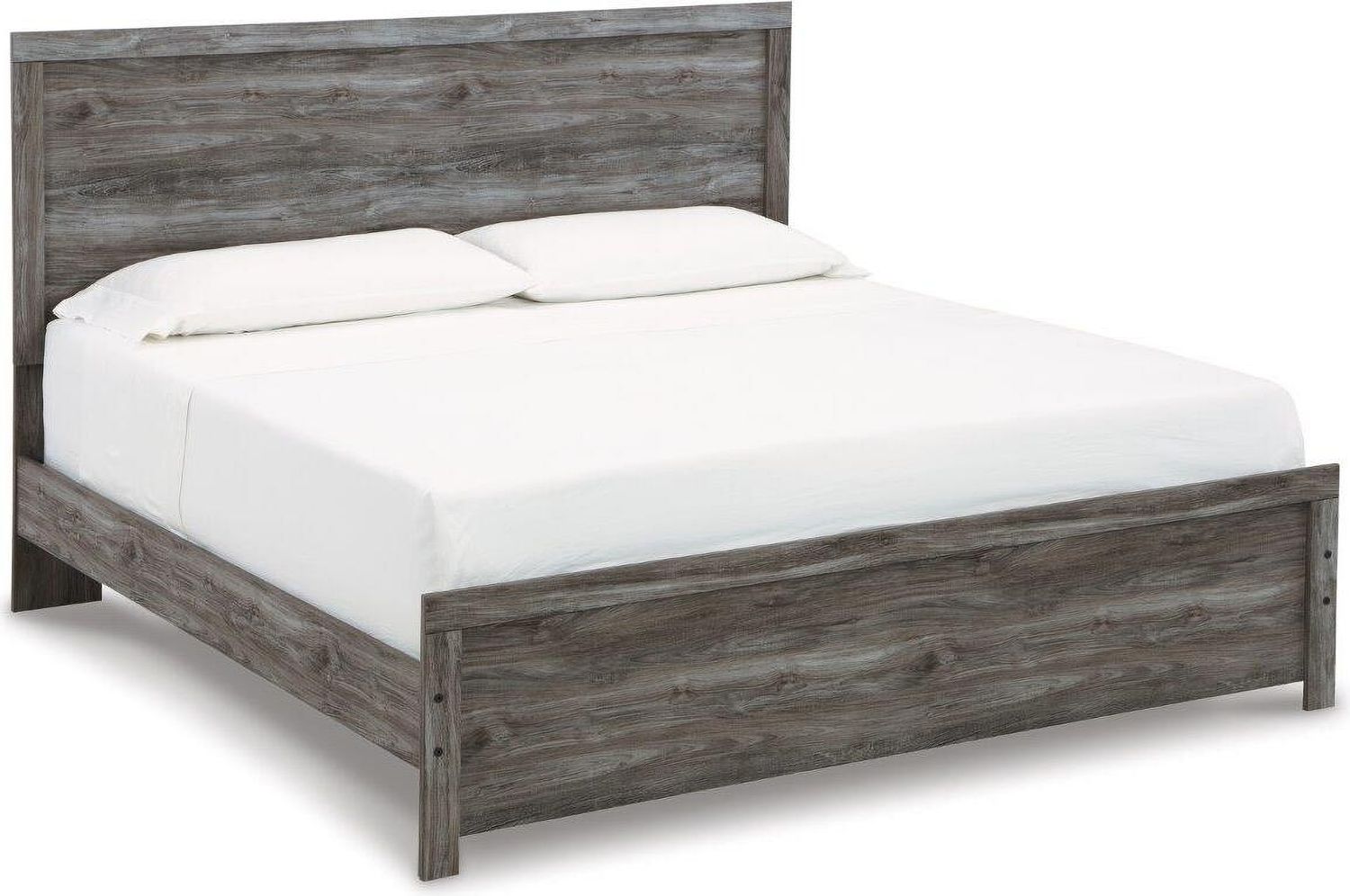 Bronyan Dark Gray King Panel Bed B1290B4