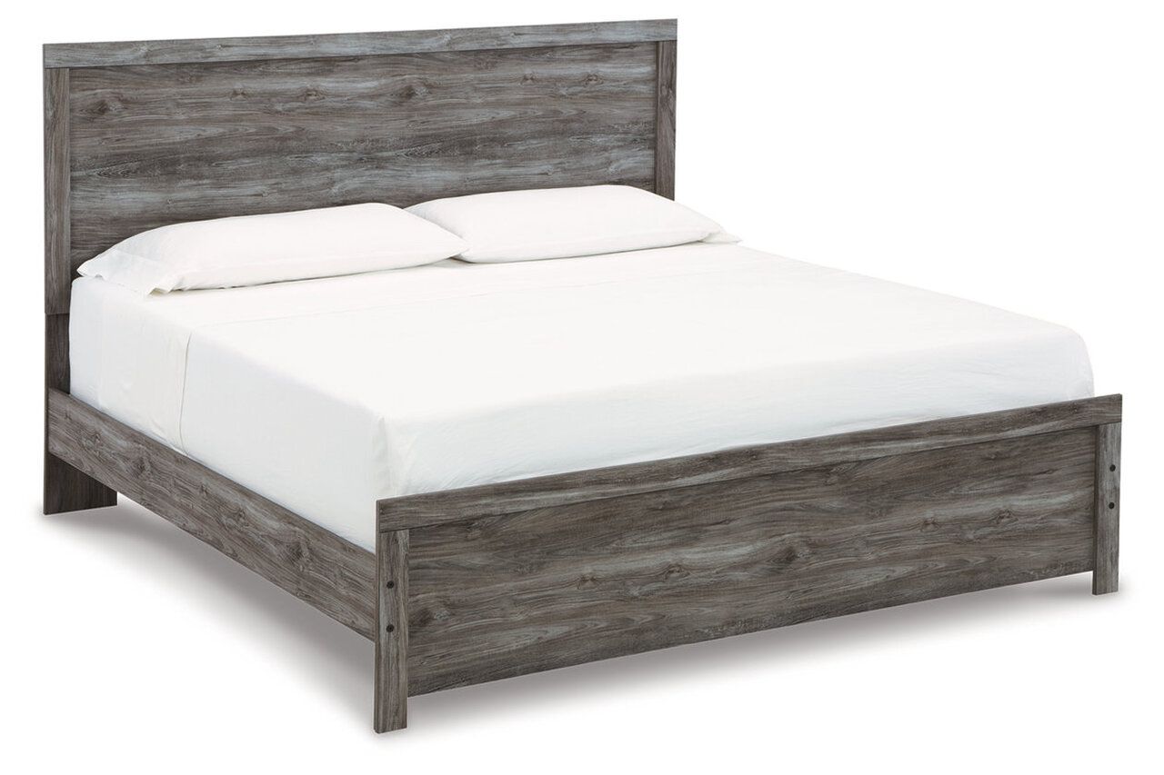 Bronyan Dark Gray King Panel Bed B1290B4