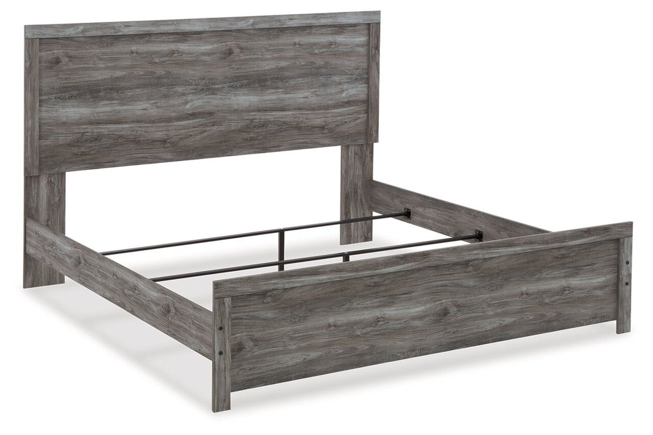 Bronyan Dark Gray King Panel Bed B1290B4