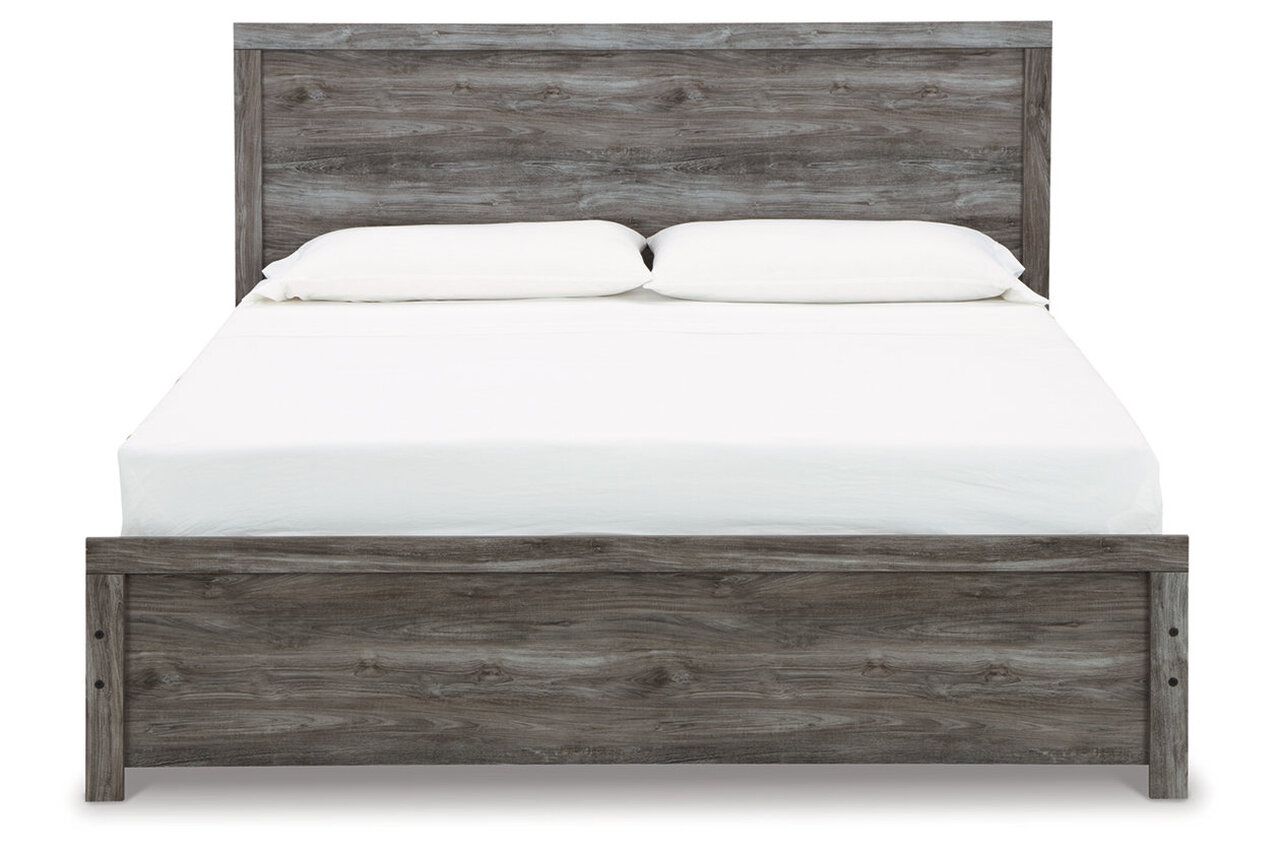 Bronyan Dark Gray King Panel Bed B1290B4