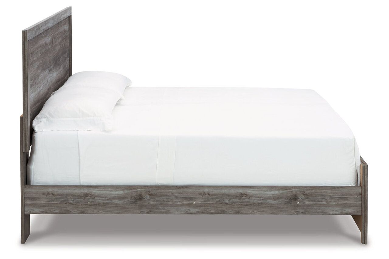 Bronyan Dark Gray King Panel Bed B1290B4