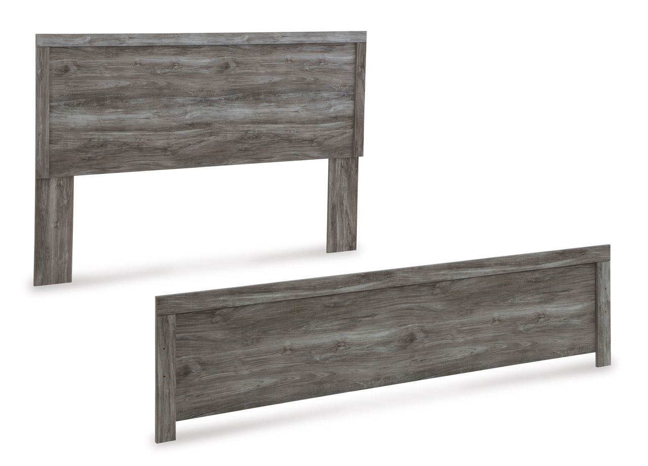 Bronyan Dark Gray King Panel Bed B1290B4