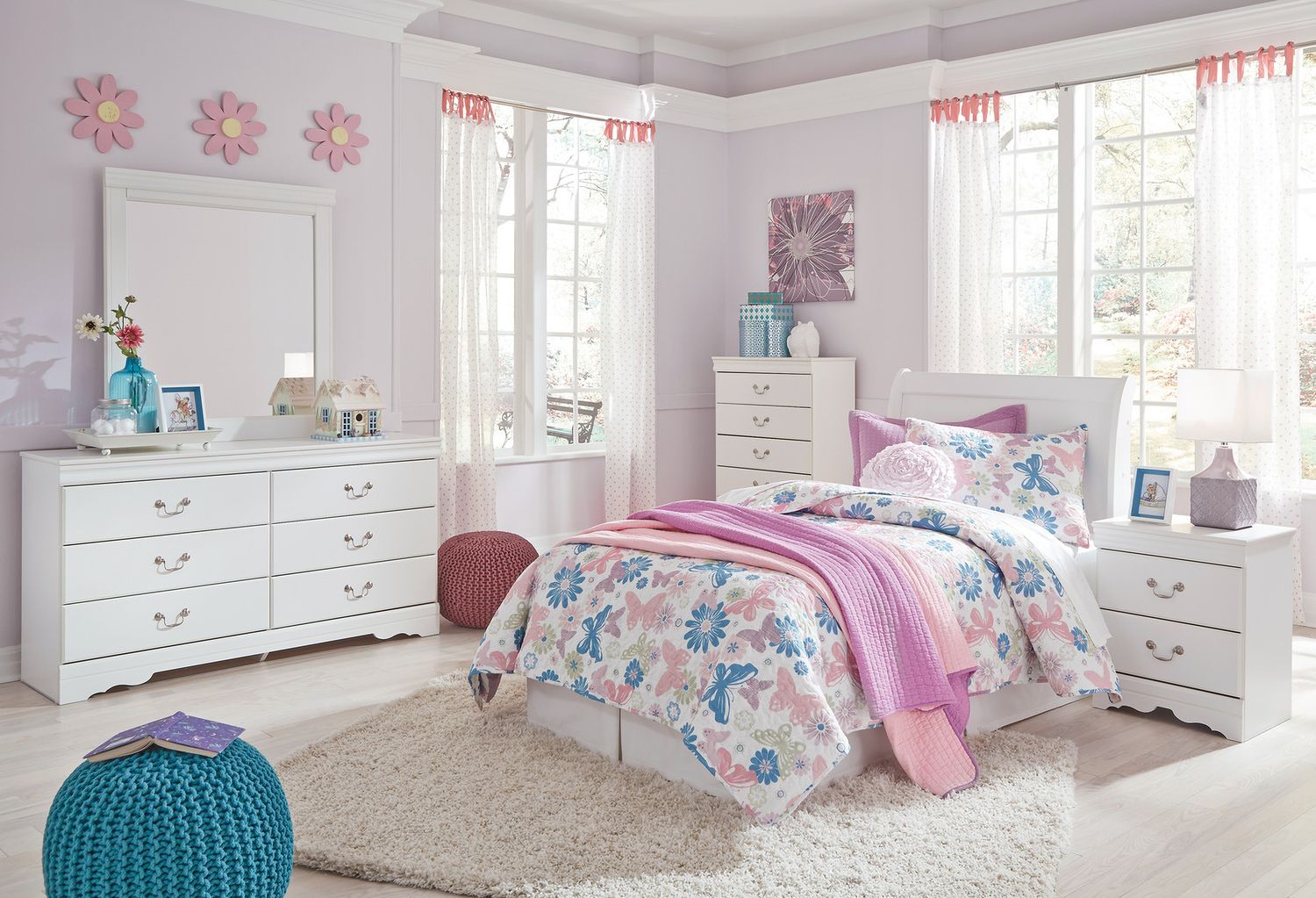 Anarasia White Dresser B12931