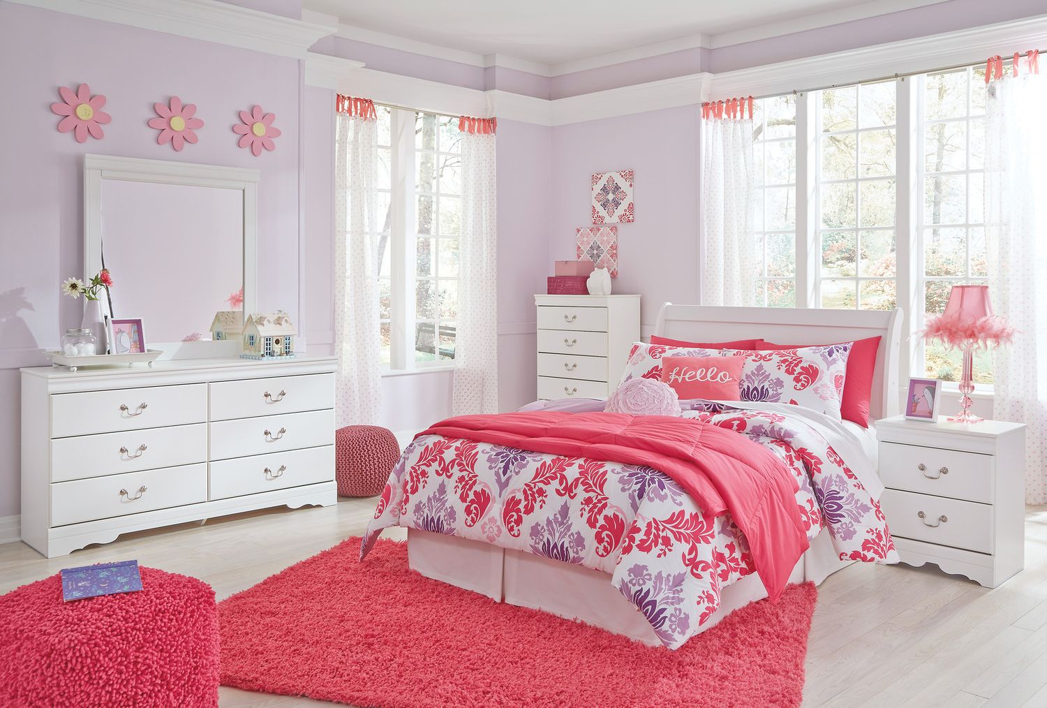 Anarasia White Dresser B12931