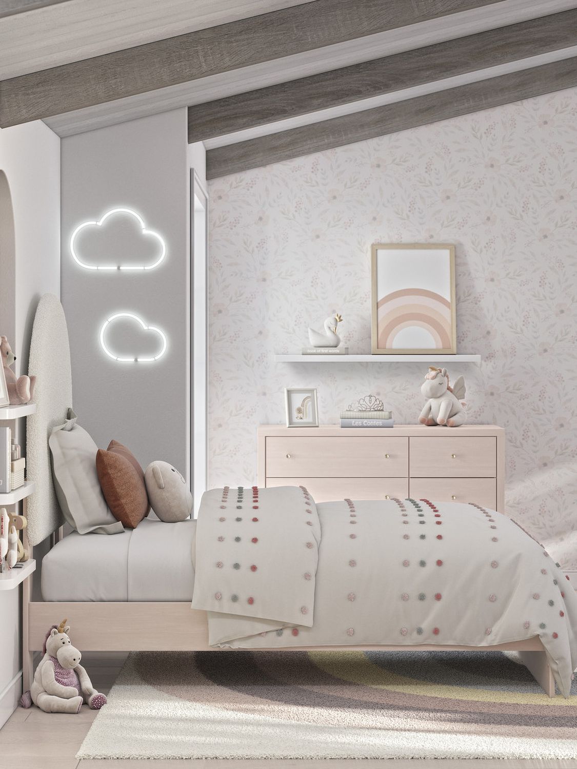 Wistenpine Dresser In Blush B1323221