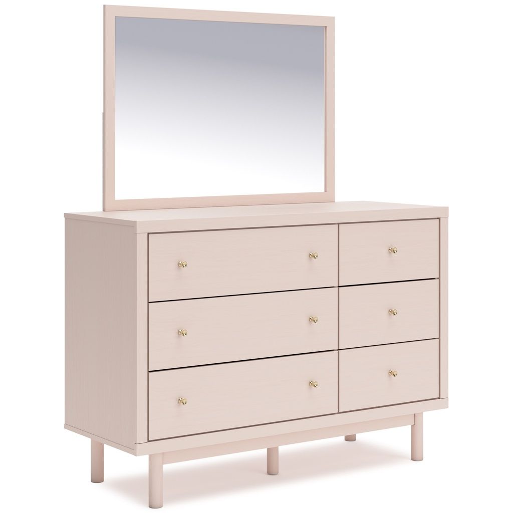 Wistenpine Bedroom Mirror In Blush B132336