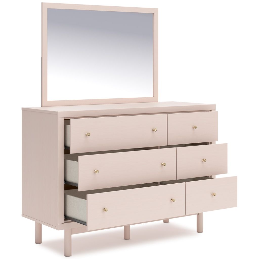 Wistenpine Bedroom Mirror In Blush B132336