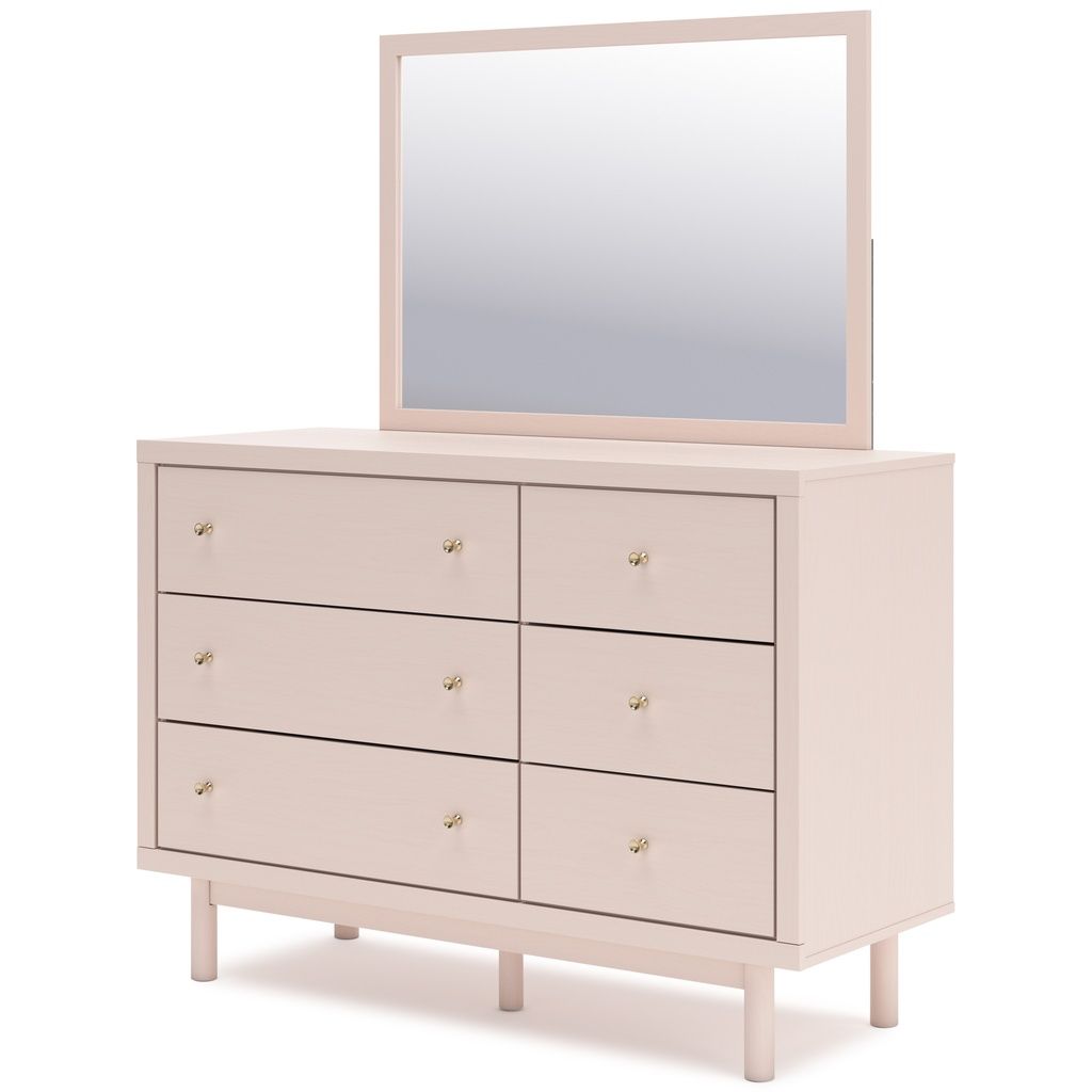 Wistenpine Bedroom Mirror In Blush B132336