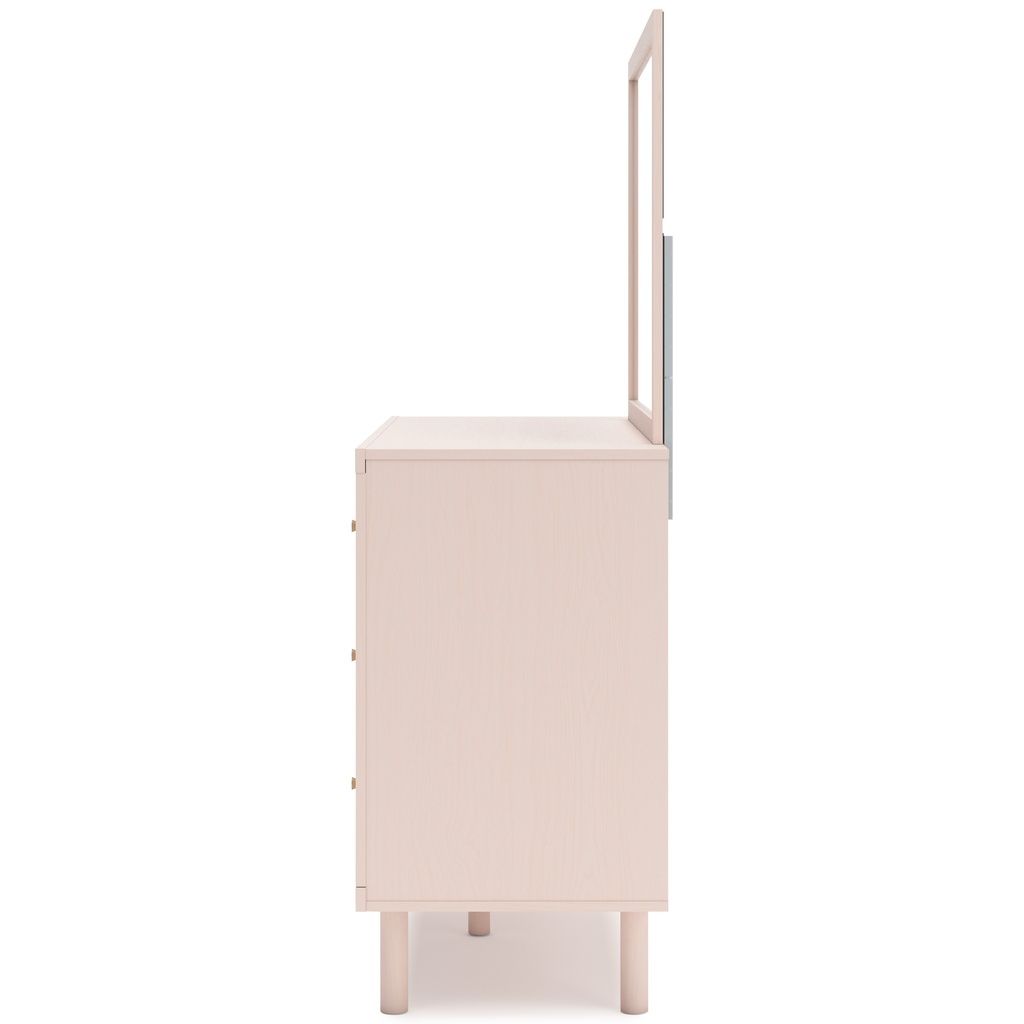 Wistenpine Bedroom Mirror In Blush B132336