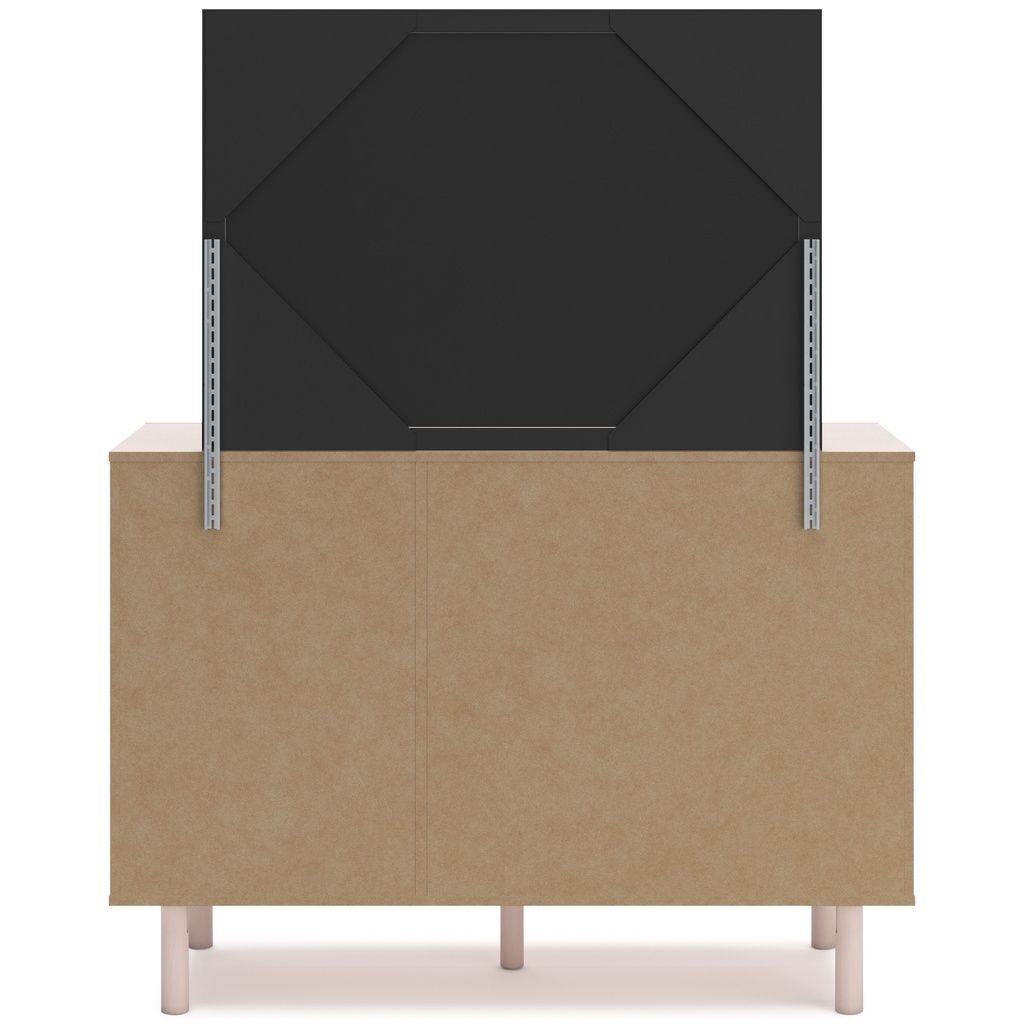 Wistenpine Bedroom Mirror In Blush B132336