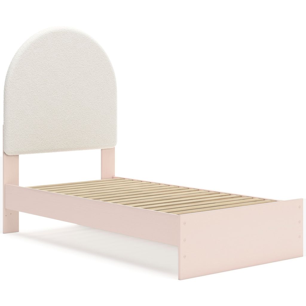 Wistenpine Twin Upholstered Panel Headboard In Blush B132353