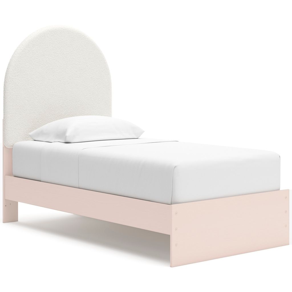 Wistenpine Twin Upholstered Panel Headboard In Blush B132353