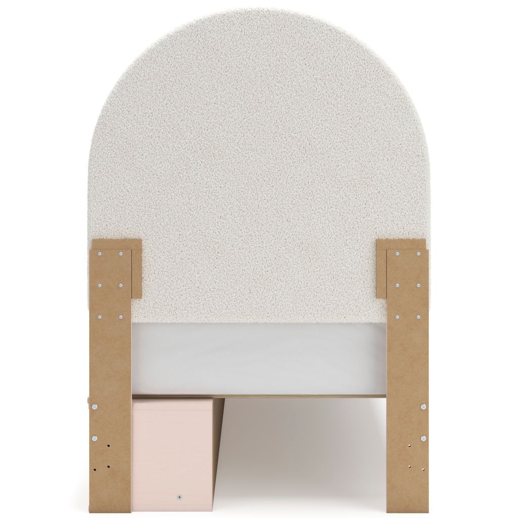 Wistenpine Twin Upholstered Panel Headboard In Blush B132353