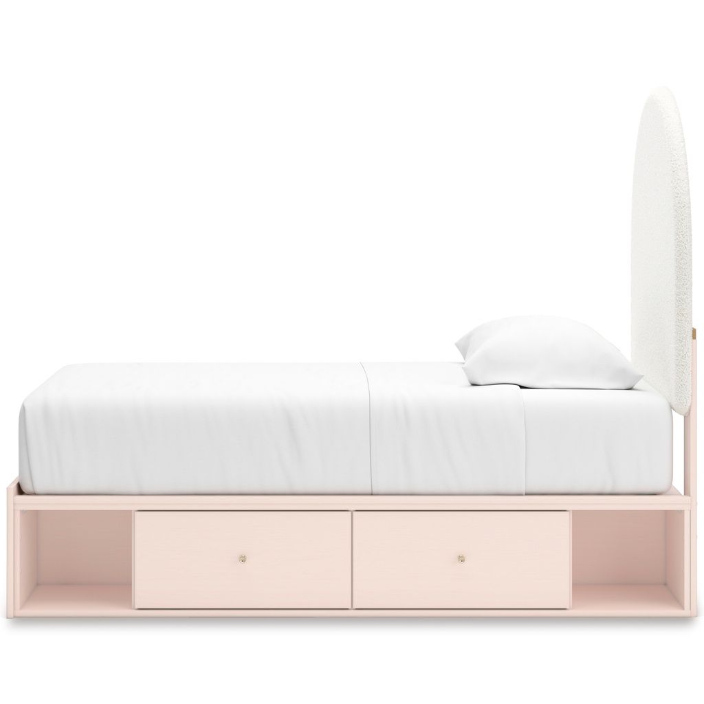 Wistenpine Twin Upholstered Panel Headboard In Blush B132353