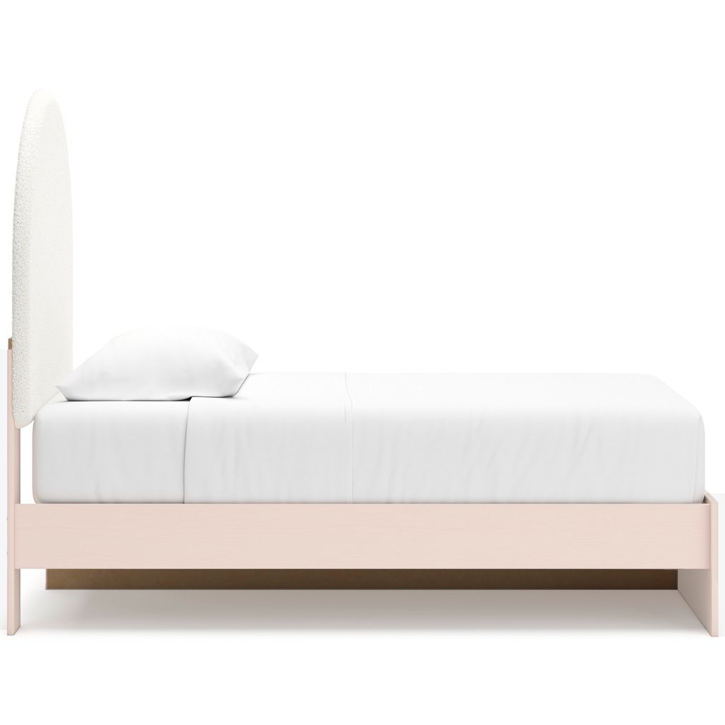Wistenpine Twin Upholstered Panel Headboard In Blush B132353