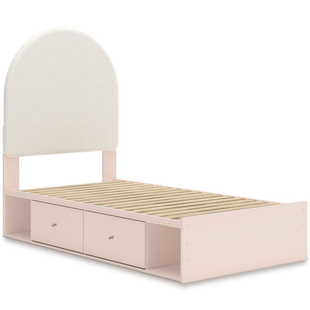 Wistenpine Twin Upholstered Panel Headboard In Blush B132353