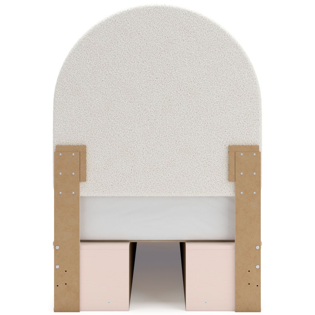 Wistenpine Twin Upholstered Panel Headboard In Blush B132353