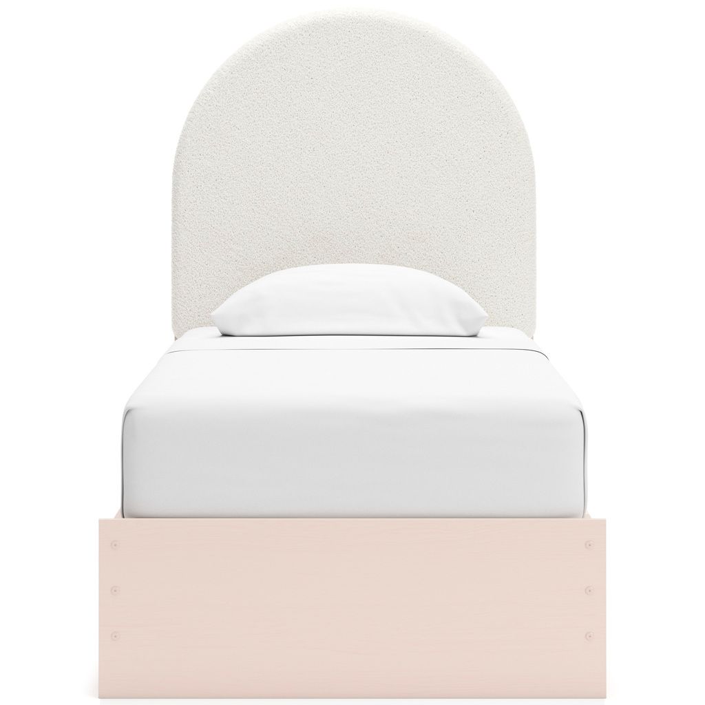 Wistenpine Twin Upholstered Panel Headboard In Blush B132353