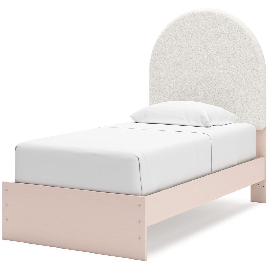 Wistenpine Twin Upholstered Panel Headboard In Blush B132353