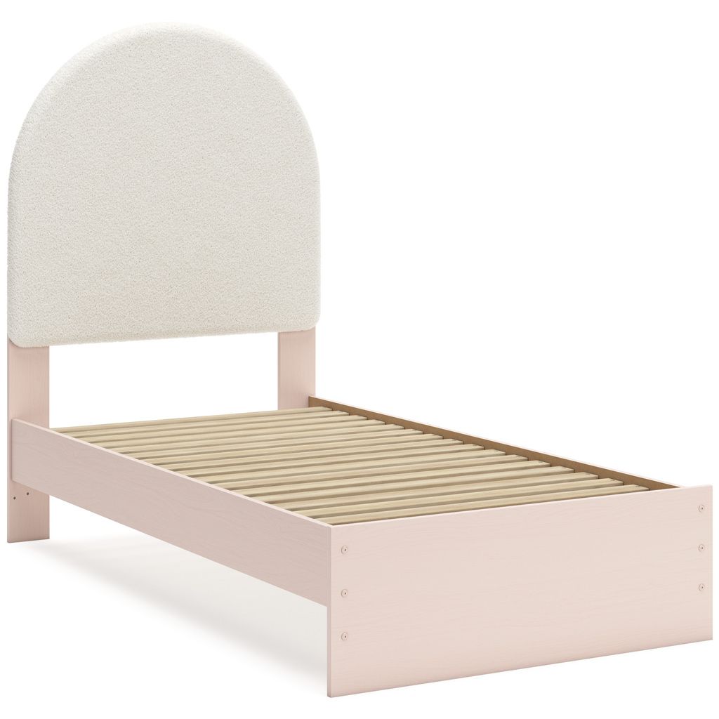 Wistenpine Twin Upholstered Panel Headboard In Blush B132353