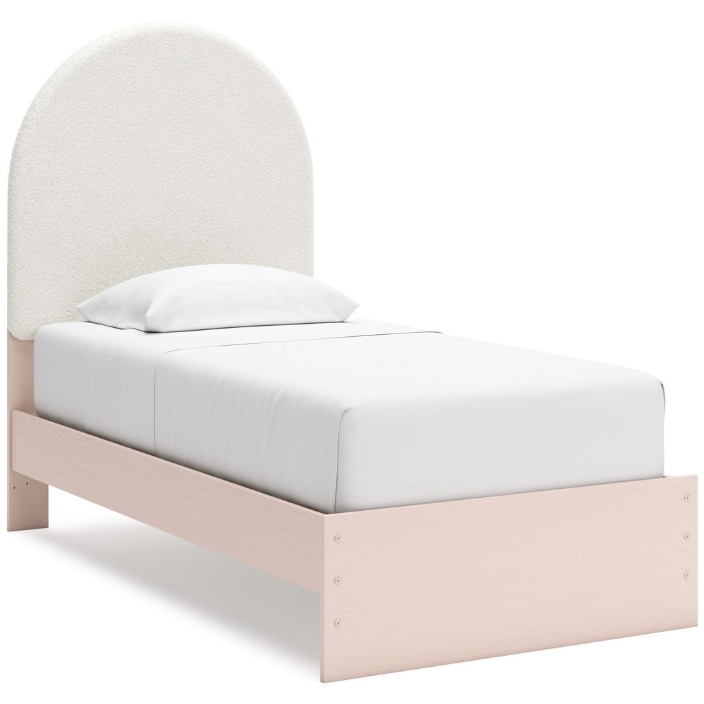 Wistenpine Twin Upholstered Panel Headboard In Blush B132353