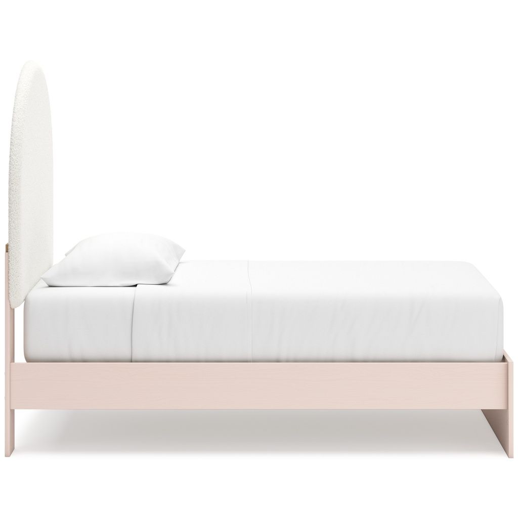 Wistenpine Twin Upholstered Panel Headboard In Blush B132353
